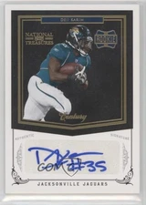2010 Playoff National Treasures /25 Deji Karim #225 Rookie Auto RC