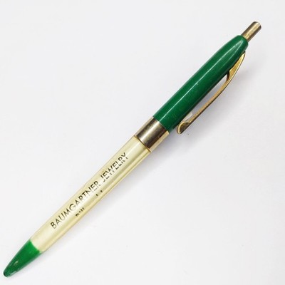 c1970s Oelwein, Iowa Bill And Laura Baumgartner Jewelry Advertising Pen IA G7