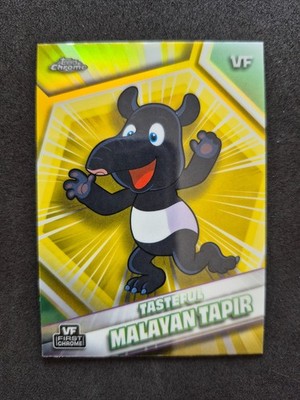 2026 Topps Chrome VeeFriends, Tasteful Malayan Tapir, Yellow Refractor, # 169
