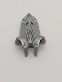 LEGO Bionicle Spinax Head Part #57571 from set 8924 pearl light gray/silver