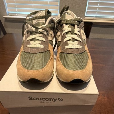 Saucony Shadow 6000 Green/Brown Men s Low Top Suede Sneaker S70441-56
