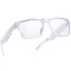 OhO Smart Glasses,Safety Glasses with Bluetooth Speaker,Indoor/Outdoor UV White 
