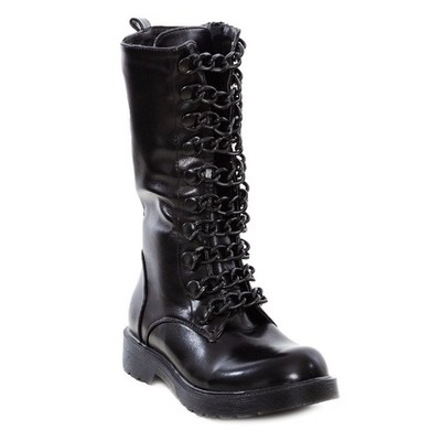 TOOCOOL H18090 Women's Amphibious Chain Biker Biker Casual Ankle Boots Shoes