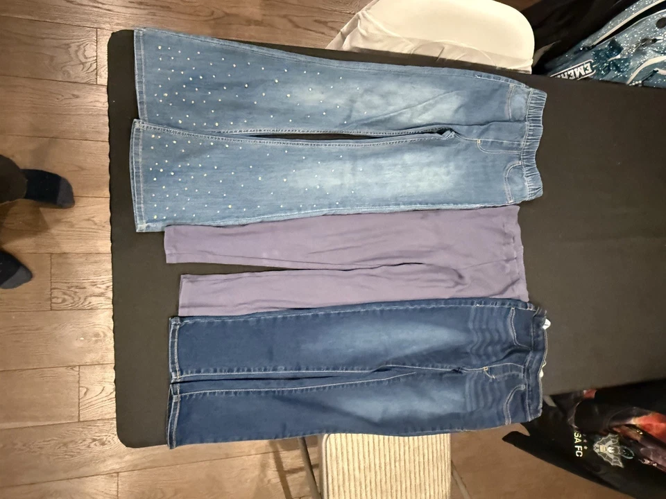 Niñas - 3 Pares de Leggings, 2 de H&M, 1 Levi’s - Talla 10 Foto 2 de 4