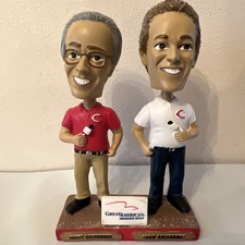 Marty and Thom Brennaman Bobblehead Cincinnati Reds - NO BOX