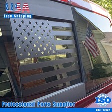 Usa Flag Rear Back Middle Window Decal Sticker Fits For Dodge Ram 2009-2023