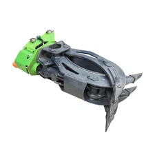 Excavator Rotating Log Grapple Hydraulic Claw Material Grabber 11023-22046LBS