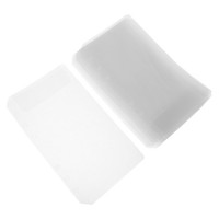 10 Pcs Pvc-Binderringe Bindertaschen Ordner Mit Durchsichtige Ordnertaschen