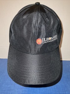 McDonald’s Employee Hat Leonard Management Adjustable StrapBack Unisex Cap
