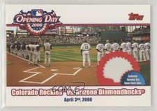 2006 Topps Opening Day Relics Colorado Rockies vs Arizona Diamondbacks mu4
