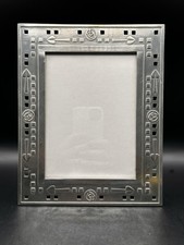 Ortak Charles Rennie Mackintosh Style Pewter Photo Frame 8.5” x 7” exterior 