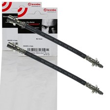 2X BREMBO BREMSSCHLÄUCHE HINTEN BEIDSEITIG PASSEND FÜR OPEL ASTRA CALIBRA