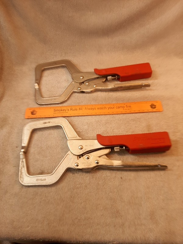 Crescent C11 SAR RAPID VISE Locking C-Clamp Pliers, LOT OF 2 LOT A