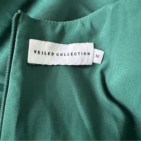 Veiled Collection Sandra Emerald Button Front Sat… - image 14