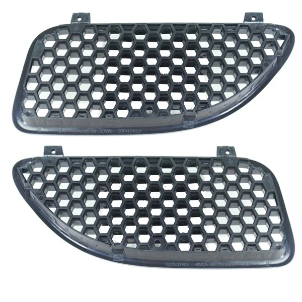 For 02-05 Grand AM (SE Model) Coupe & Sedan Front Grille Assembly Black SET PAIR Foto 3 de 4
