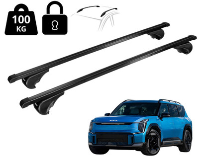 Dachträger für Kia Ev9 ab 2023 - Dachträger mit Handlauf schwarz