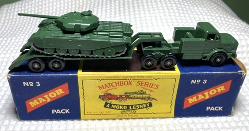 Matchbox/Lesney Major Pack #M-3A THORNYCRAFT ANTAR & TANK, w/original box, Mint!
