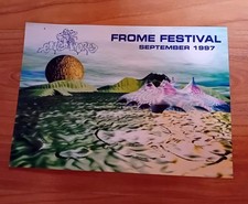 Rare Original 1997 Frome Festival Flyer One World Ex Condition Free Postage