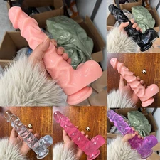 Silicone Suction Cup Dildo Machine Realistic Huge Cock Women Sex Toys Thick Dong