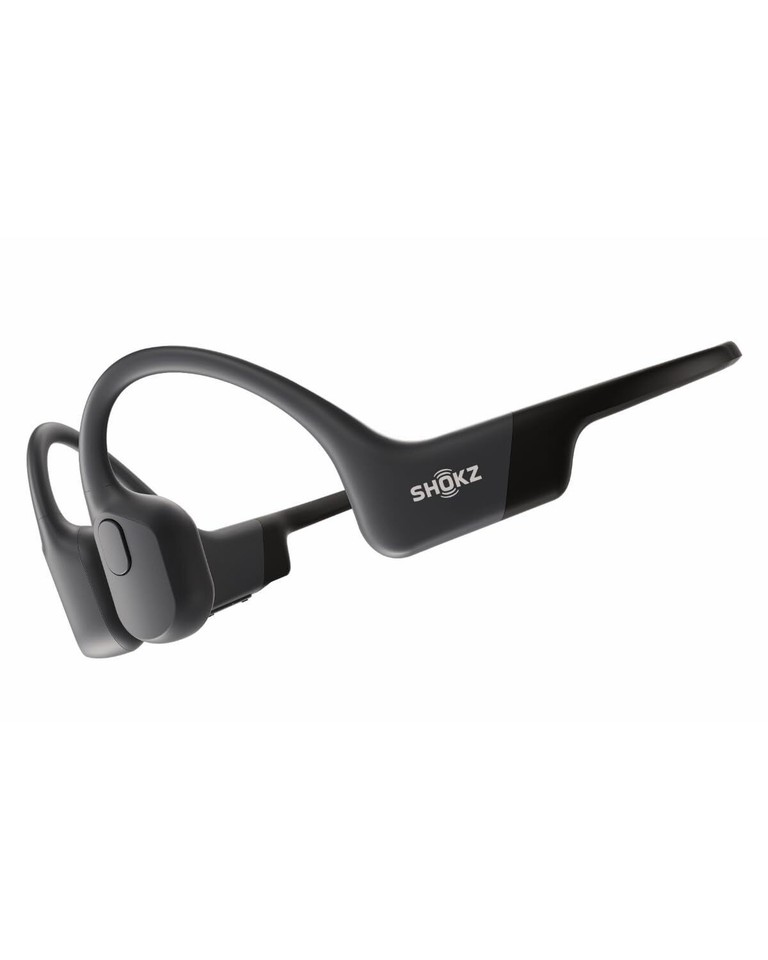 Shokz OpenRun Headphones Bluetooth Wireless Open-Ear USB-C Charging Black - NEW