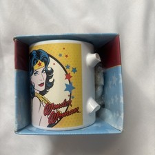 Collectors Coffee Mug Wonder Woman Large 14oz Broken Handle Original Box