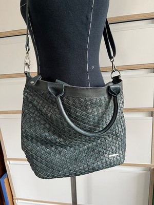 Hobo Tag Mittelgroß Petrol-Blau-Grün Schultertasche Veganes Leder Top Zustand