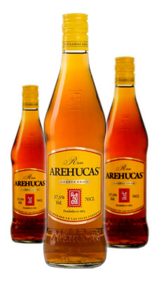 3 x Arehucas Rum Carta Oro