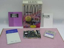 BIS Technology V1414VQH 14400 Fax Data Modem ISA Card w/ SuperVoice Software