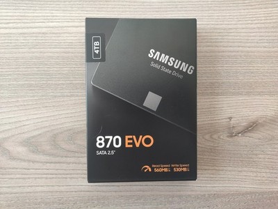 Samsung SSD 870 EVO 4TB / SATA III / 2,5'' / V-NAND / MZ-77E4T0B/EU /  NEU&OVP 