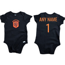 Netherlands Baby Bodysuit. 100% Cotton Personalized.New