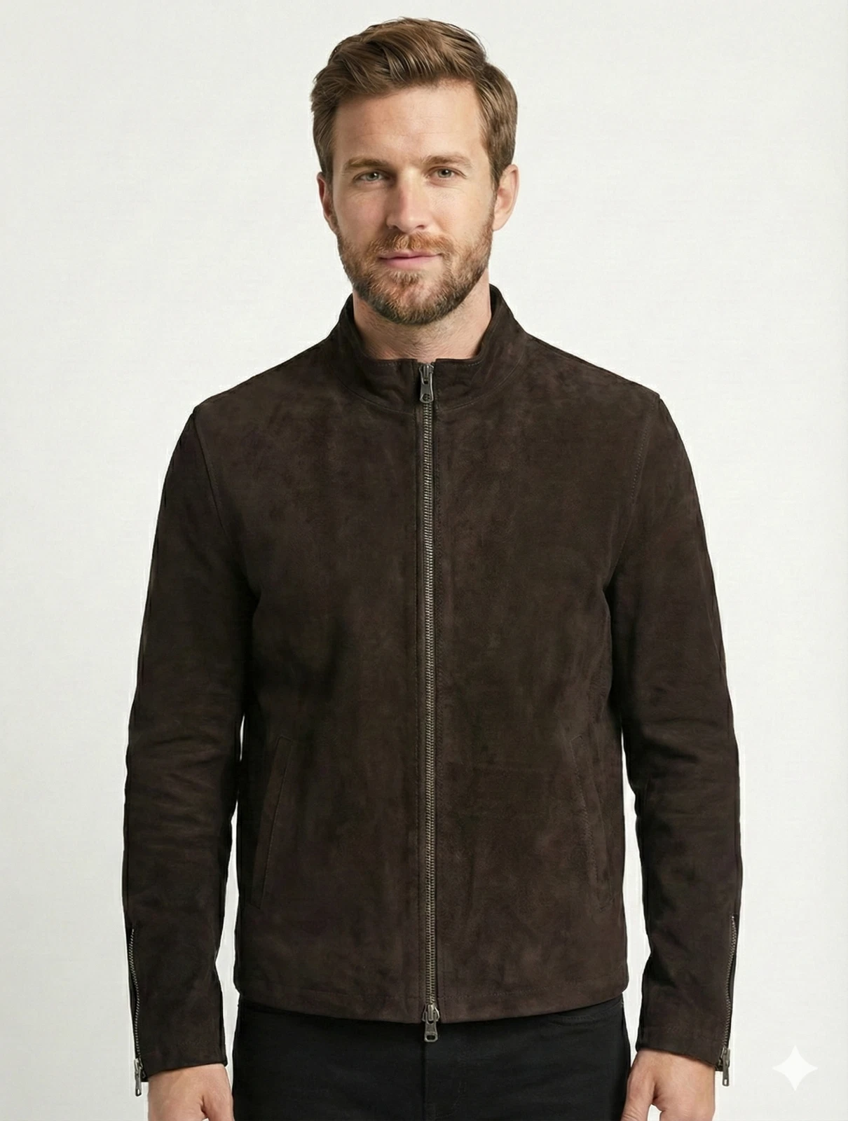 Men’s Black Brown Biker 100% Genuine Suede Leather Jacket Fashion Winter Party
Opens in a new window