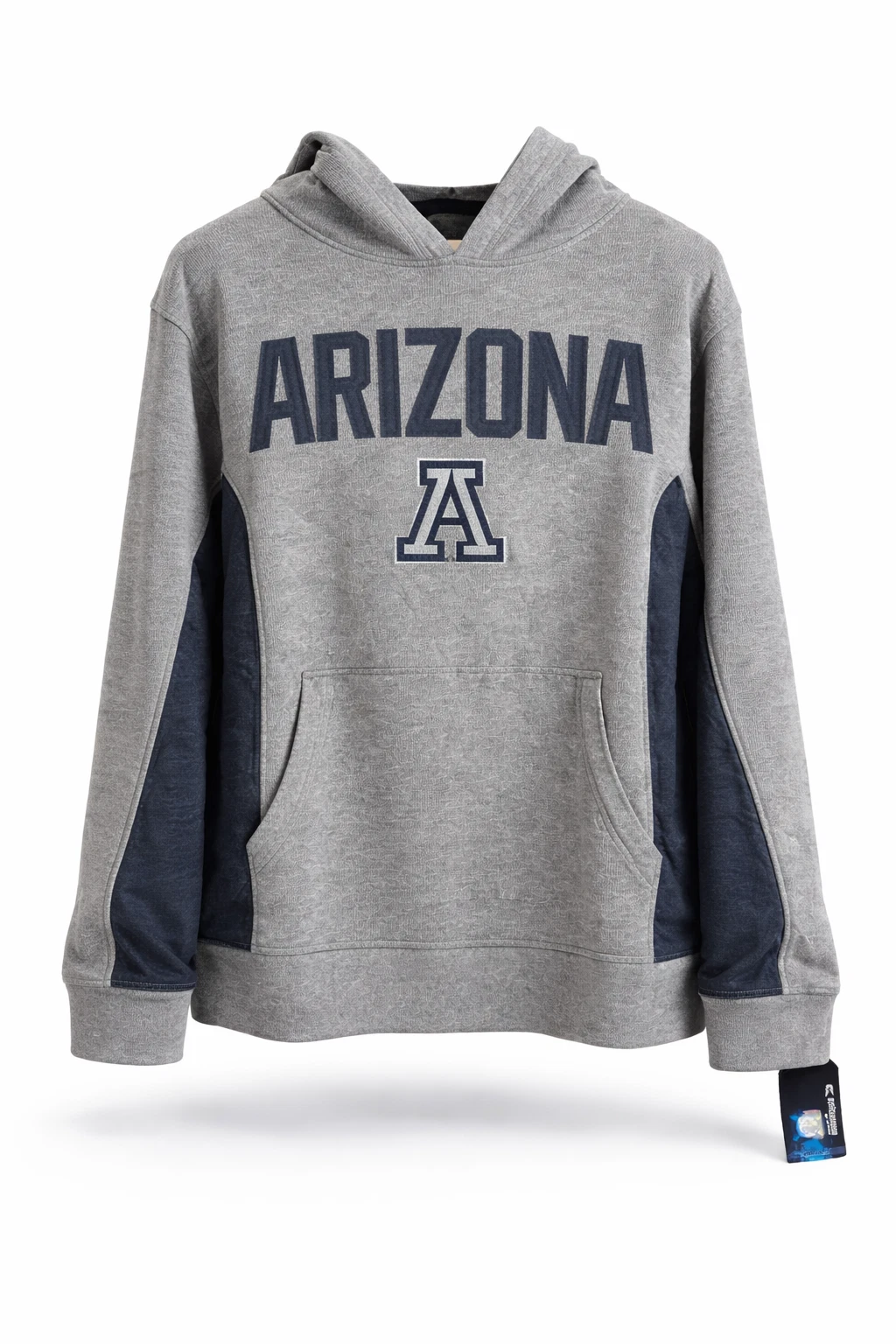 Arizona Wildcats Colosseum Frigid Thermal Hoodie Long Sleeve T-Shirt Gray L