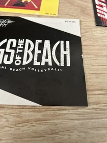 Kings of the Beach Nintendo NES CIB Complete Manual