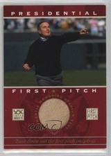 2002 Topps American Pie Presidential First Pitch Relics George HW Bush 0jk5