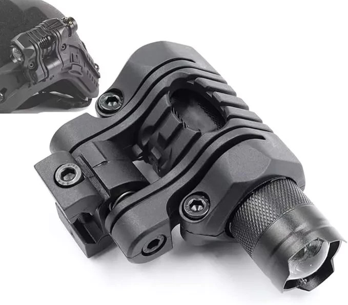 Tactical Helmet Light with Mount Mini LED Helmet Flashlight 300 Lumens LED with 
