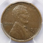 1915-D 1c Lincoln Wheat Cent - AU 58