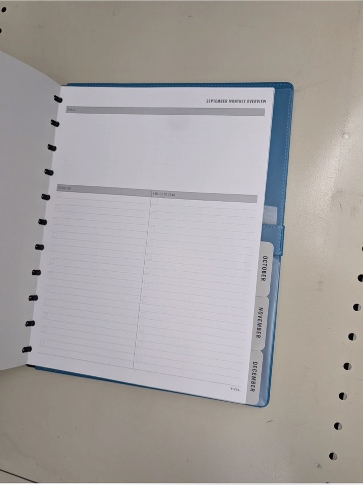 TUL Planner Starter Set Leather Notebook Custom Note Taking System ...