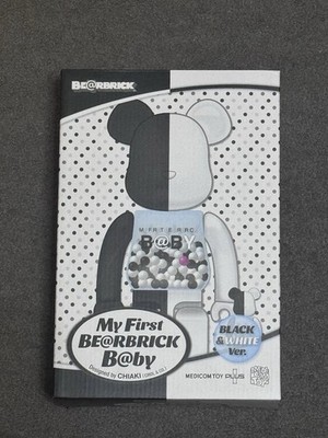 Bearbrick My First Baby BLACK & WHITE  Ver. 400％ & 100% Medicom BearBrick