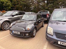 Mini Cooper D Convertible in Black with Black Roof