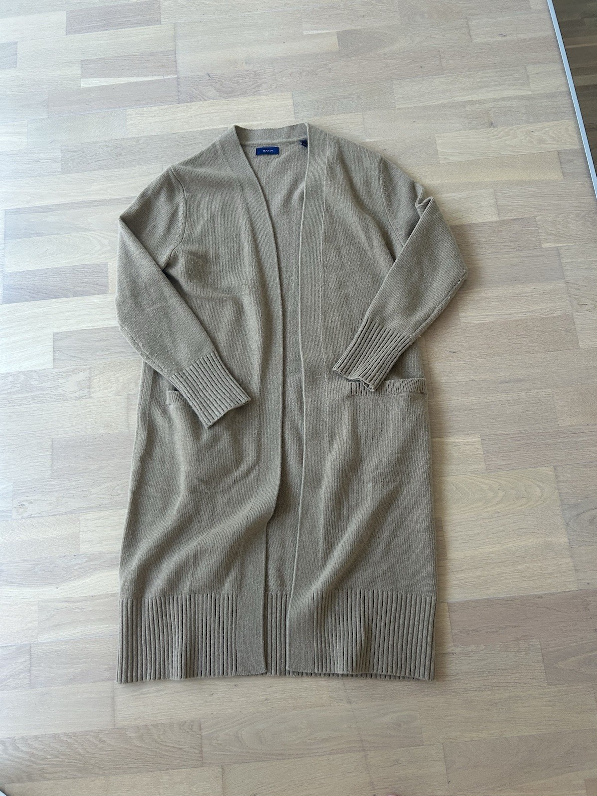 Neuw Strickjacke Gant Gr S 36 Beige Np 179€ Damen Cardigan