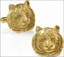 Father's Day Sale ~ Tiger Cufflinks, from our Museum Wildlife Collection 