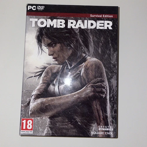 COFFRET COLLECTOR PC TOMB RAIDER SURVIVAL ÉDITION COMPLET PARFAIT ÉTAT