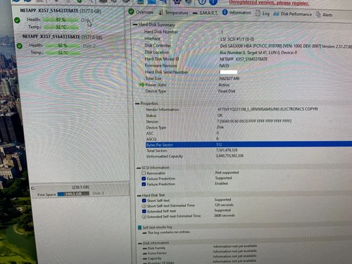 2 xSamsung PM1643 MZ-ILT3T8A 3.8TB 2.5" SSD SAS for NetApp, HP, DELL (Read Desc)