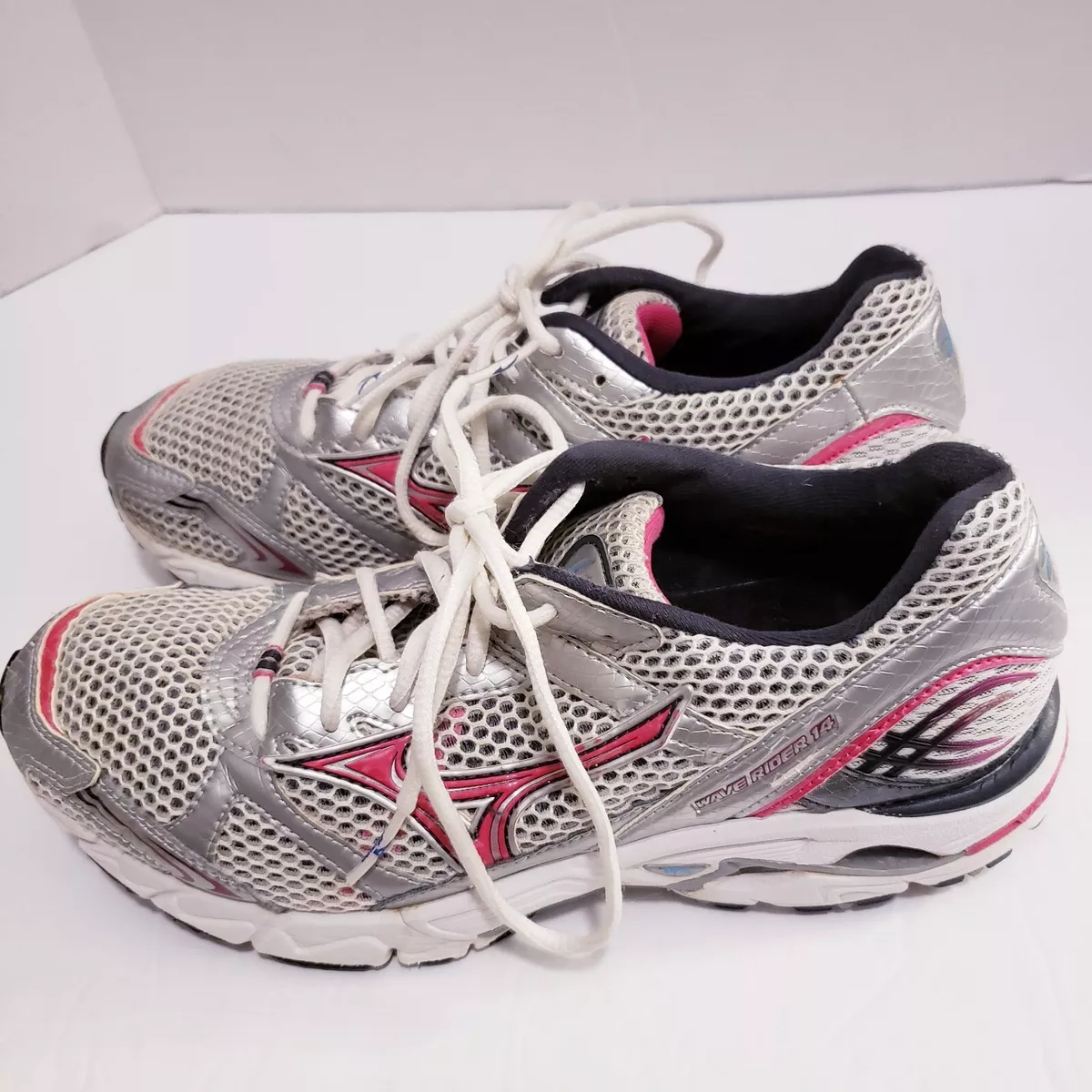 Mizuno wave rider on sale 14 grey