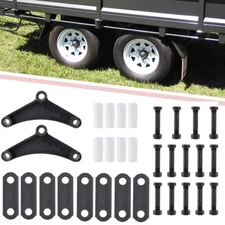 Heavy duty Wheel Tandem Trailer Axle Shackle for Double Eye Spring SPARKWHIZ