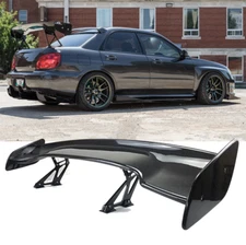 47" GT Rear Trunk Spoiler Racing Wing Carbon Fiber For Subaru WRX STI 2004-2007