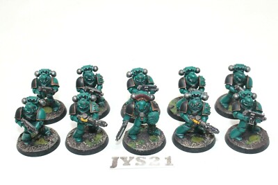 Warhammer Space Marines Mark IV Space Marines With Melta Guns - JYS21