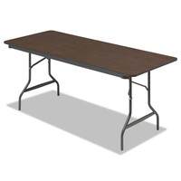 Iceberg Economy Wood Laminate Folding Table Rectangular 72w X 30d X 29h Walnut on sale Iceberg Economy Wood Laminate Folding Table Rectangular 72w X 30d X 29h Walnut on sale