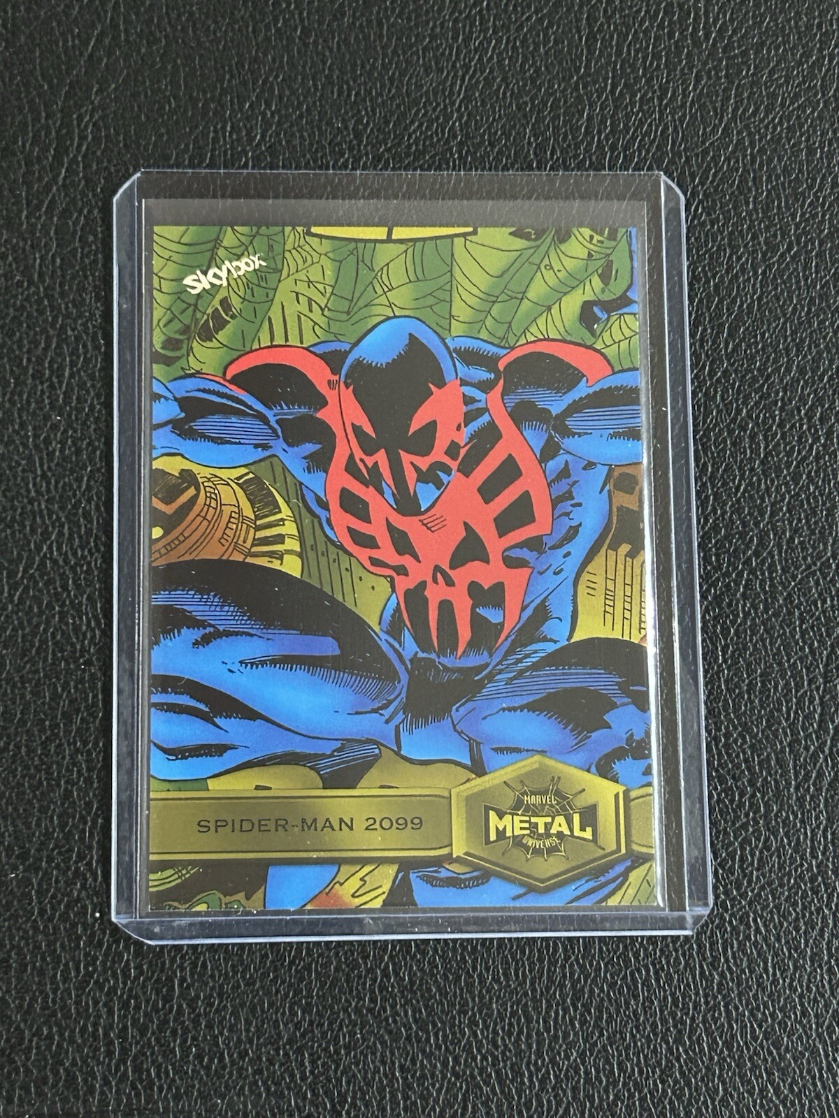 2021 Spider-Man Marvel Metal Skybox Upper Deck 184 Spider-Man 2099 Yellow A1