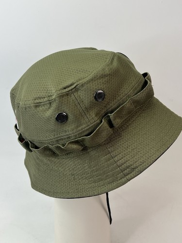 New Era Olive LA Rams ONF19 Salute To Service Bucket Hat - Picture 5 of 8